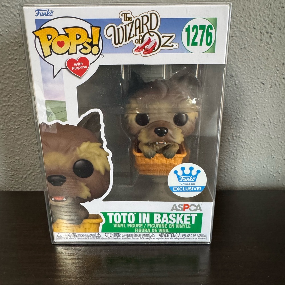 Funko Pop! The Wizard of Oz Toto in Basket Vinyl Figure